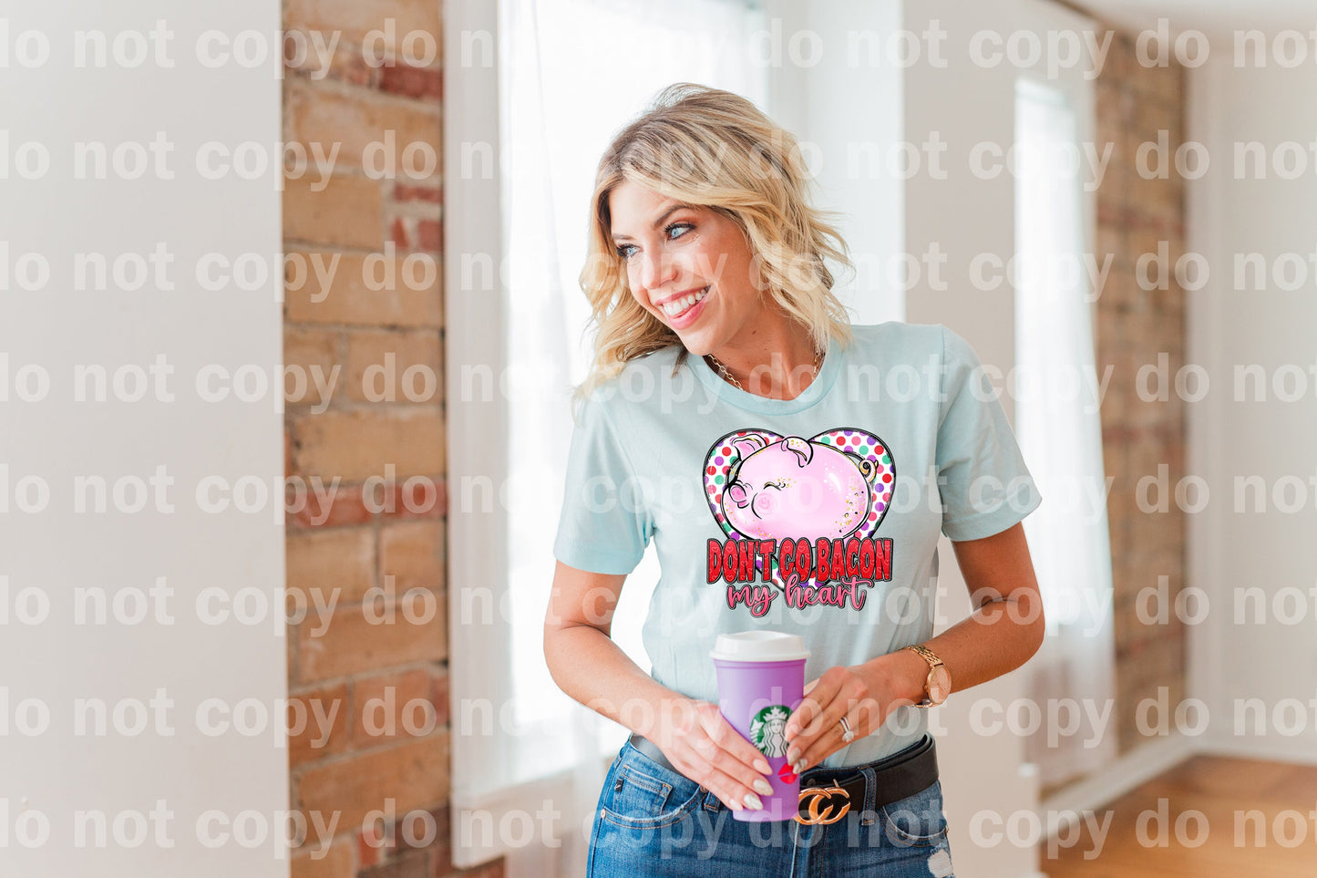 Don't Go Bacon My Heart Polka Dream Print or Sublimation Print