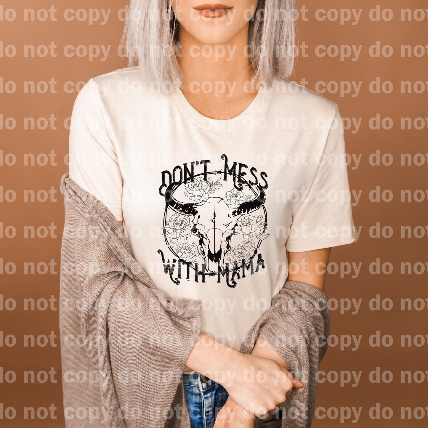 Don't Mess With Mama Full Color/One Color Dream Print or Sublimation Print