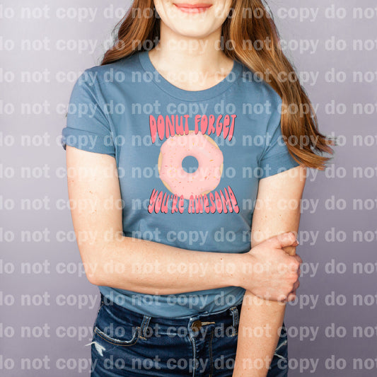 Donut Forget You're Awesome Dream Print o Impresión de sublimación