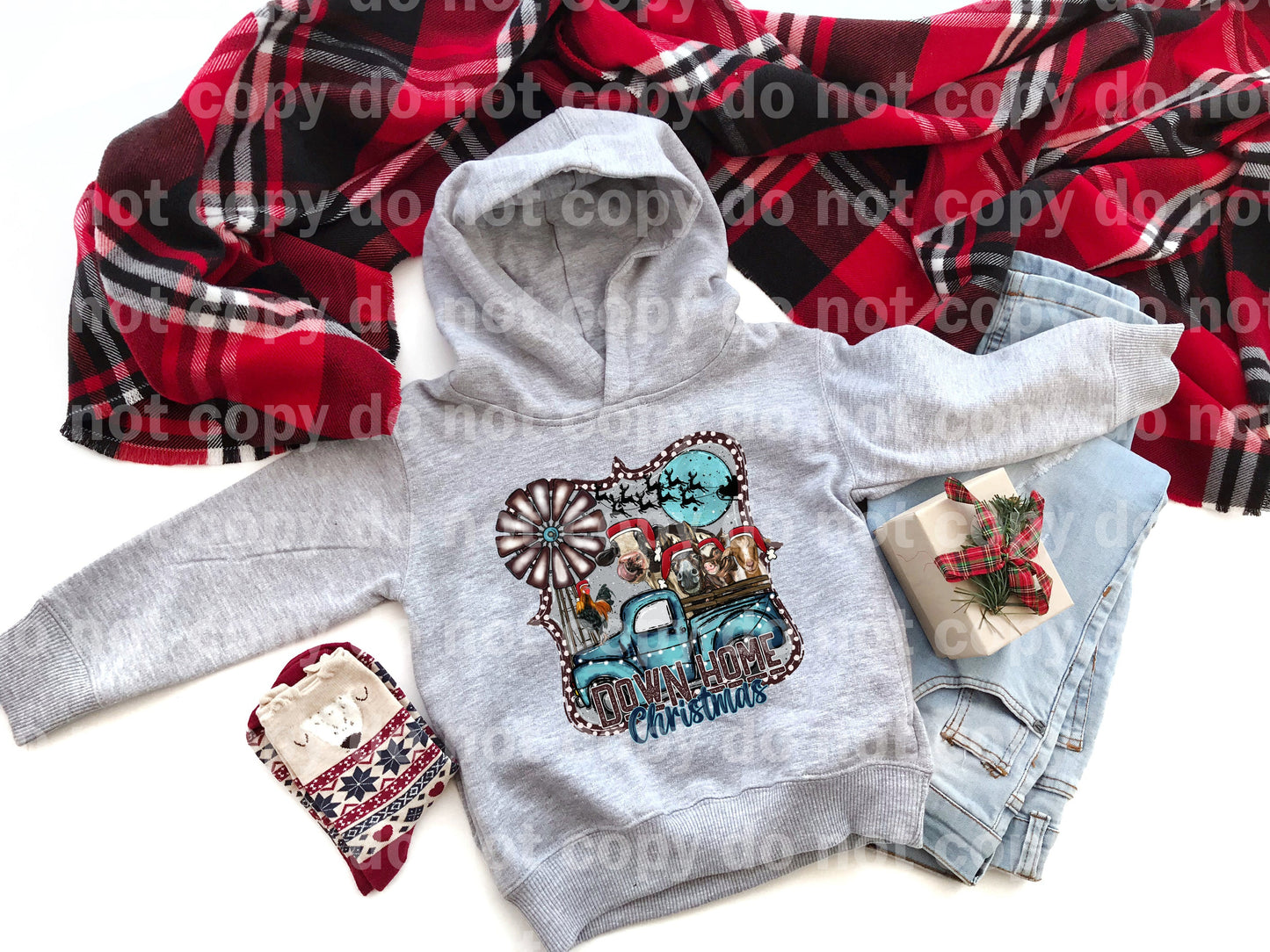 Down Home Christmas Dream Print or Sublimation Print