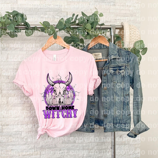 Down Home Witchy Bull Skull Dream print transfer