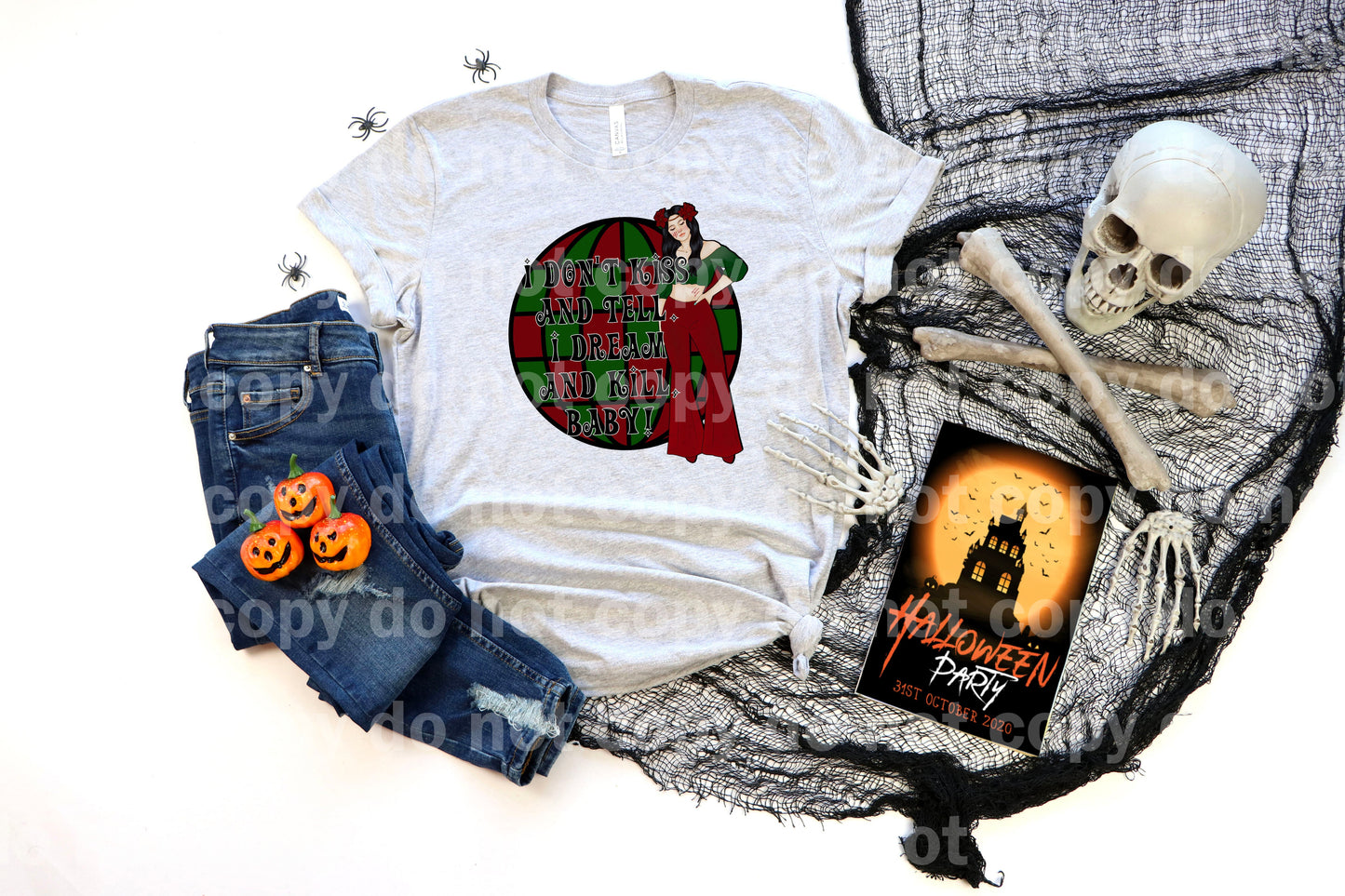 No beso y digo que sueño y mato a Baby Dream Print o Sublimation Print