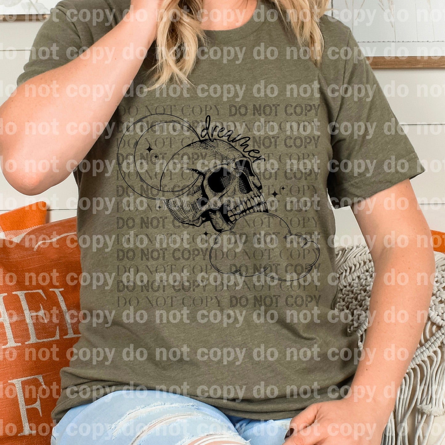Dreamer Typography Full Color/One Color Dream Print or Sublimation Print