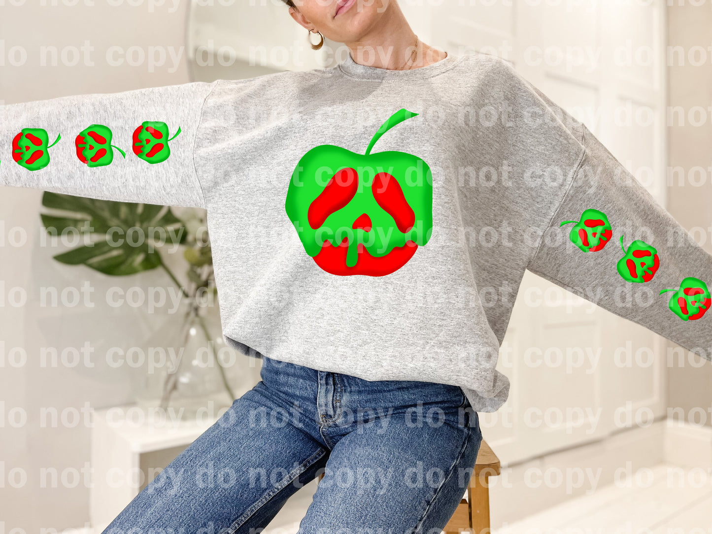 Drippy Apple with Sleeve Design Dream Print or Sublimation Print