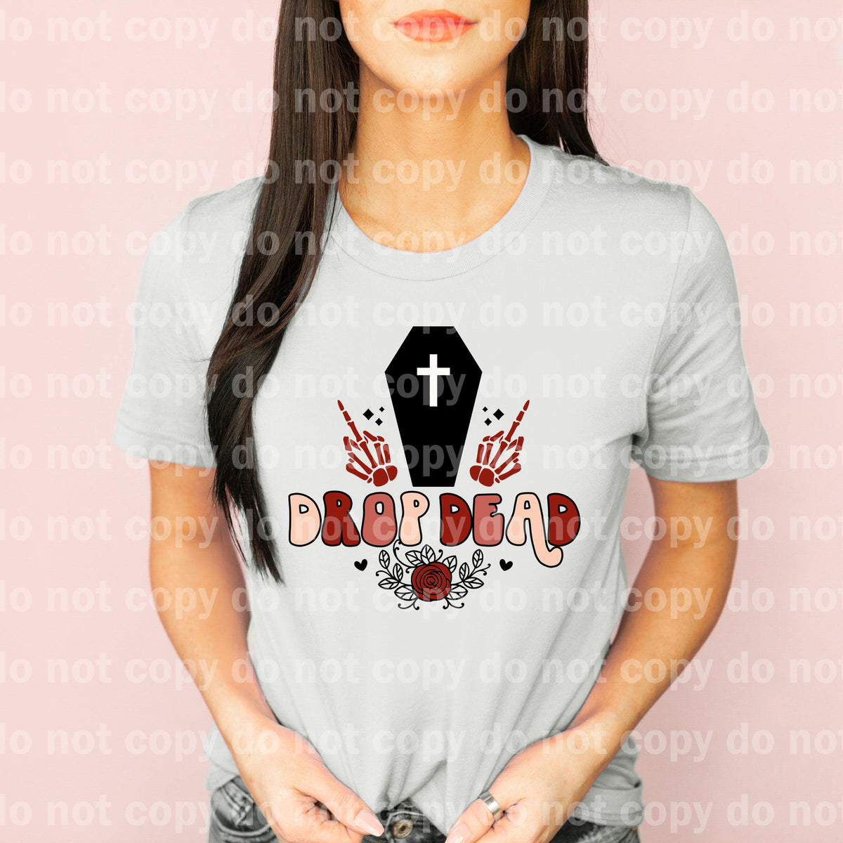 Drop Dead Skeleton Coffin Dream Print or Sublimation Print