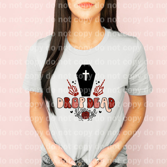Drop Dead Skeleton Coffin Dream Print or Sublimation Print