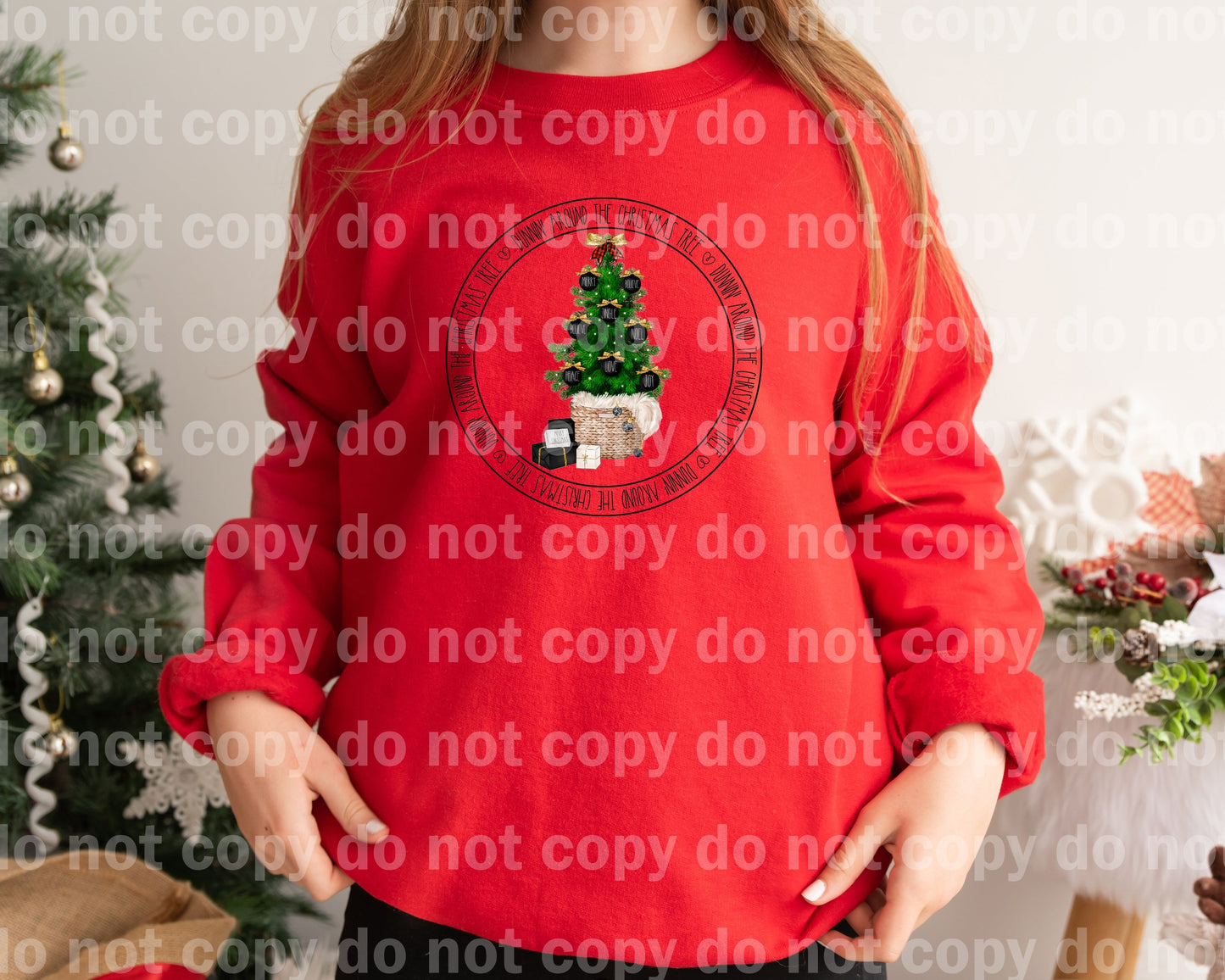 Dunnin' Around The Christmas Tree Dream Print or Sublimation Print