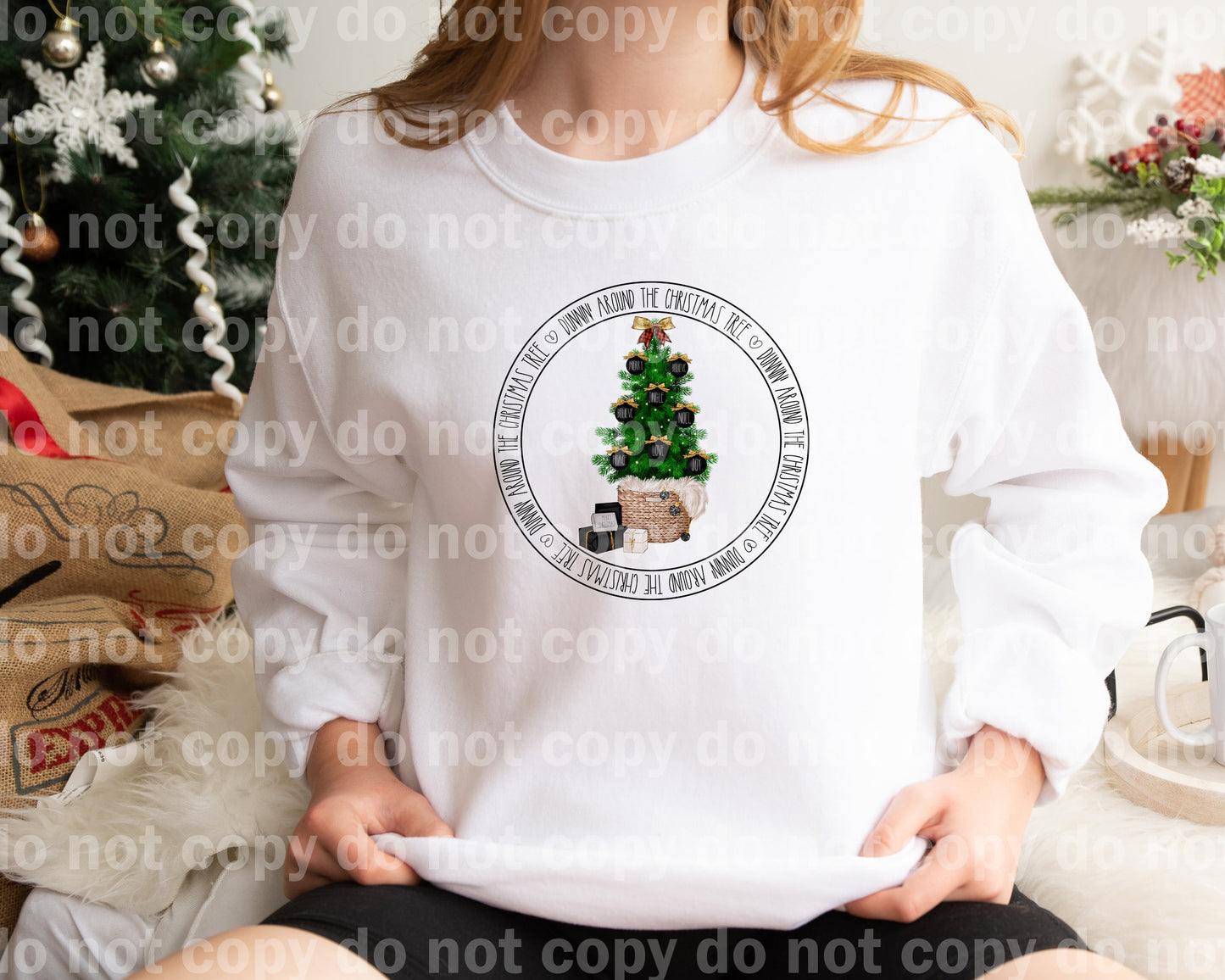 Dunnin' Around The Christmas Tree Dream Print or Sublimation Print