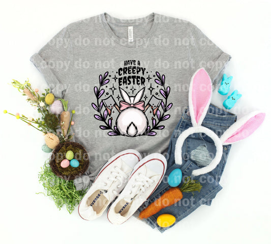 Have A Creepy Easter Bunny Purple Leaves Dream Print or Sublimation Print
