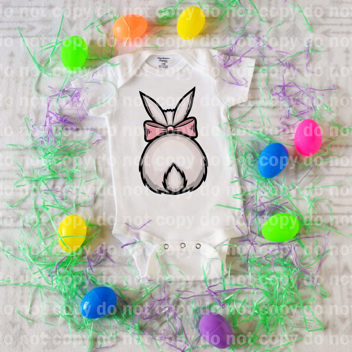 Easter Bunny Back Dream Print or Sublimation Print
