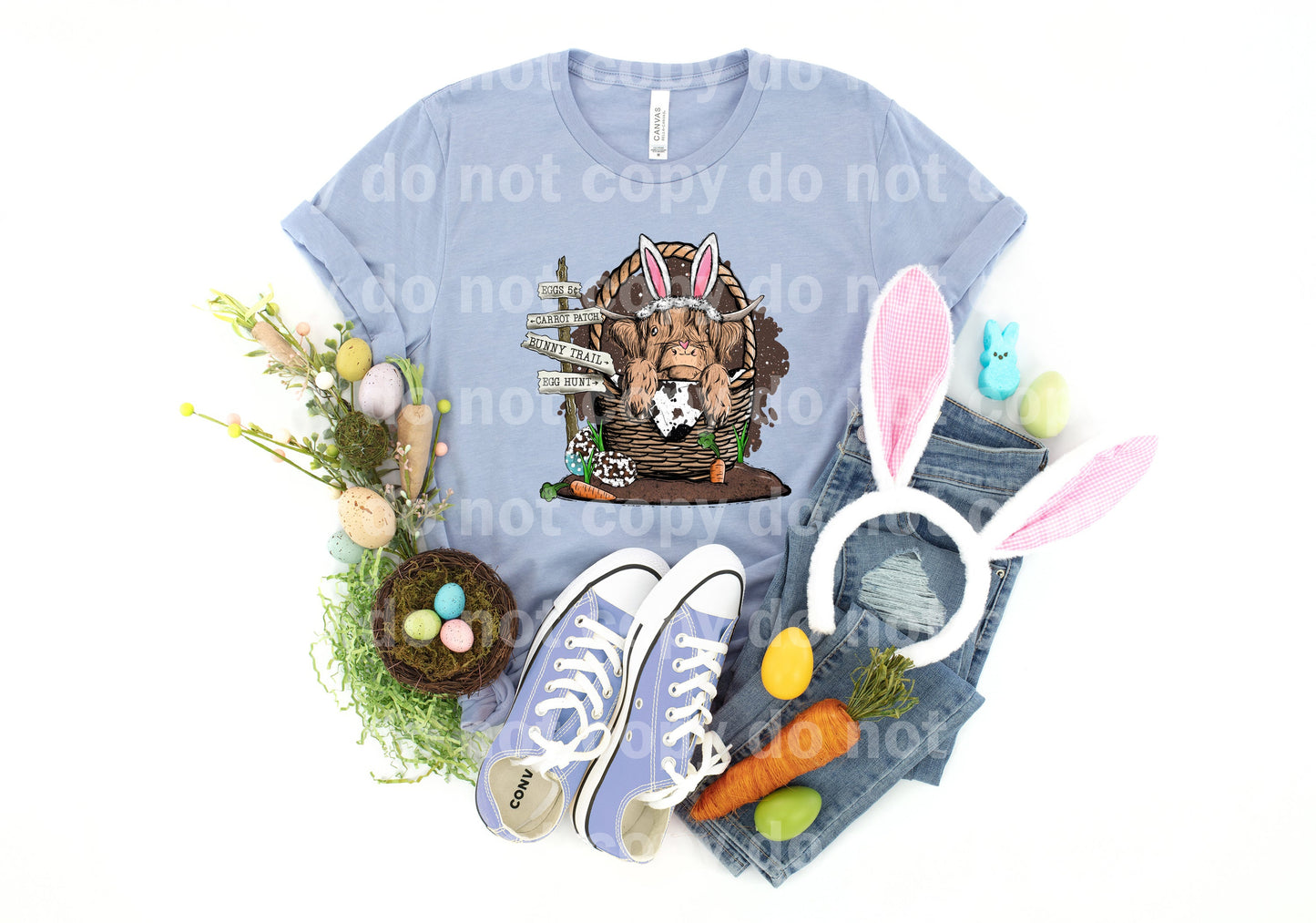 Easter Cow Dream Print or Sublimation Print