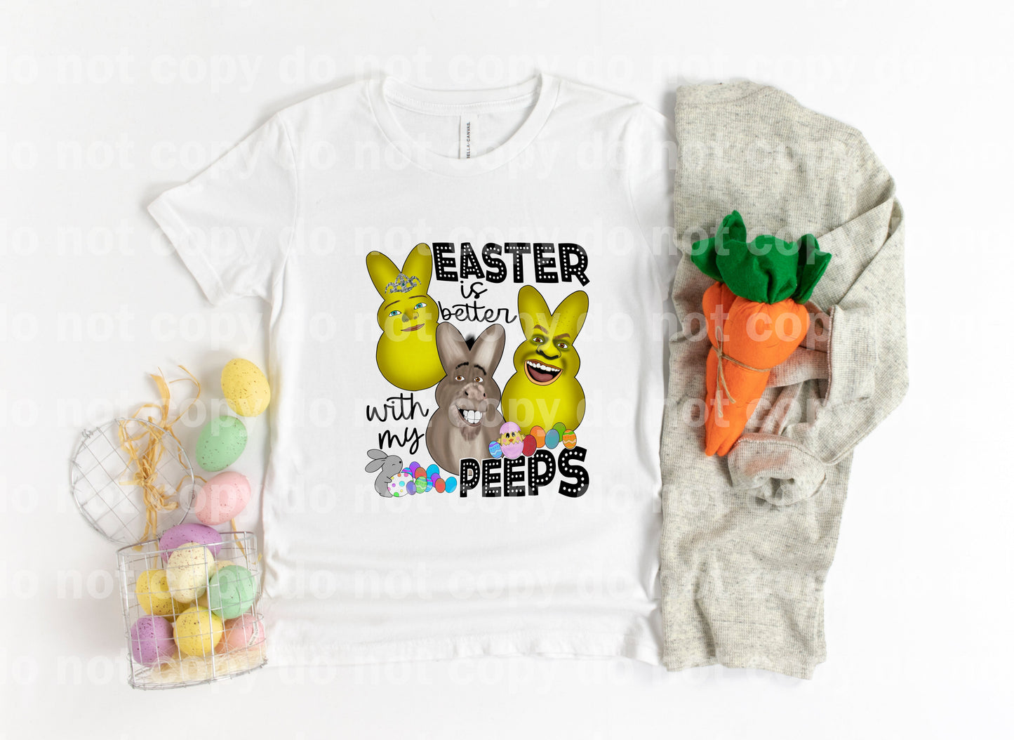 Easter Is Better With My Peeps Big Green Ogre Dream Print or Sublimation Print