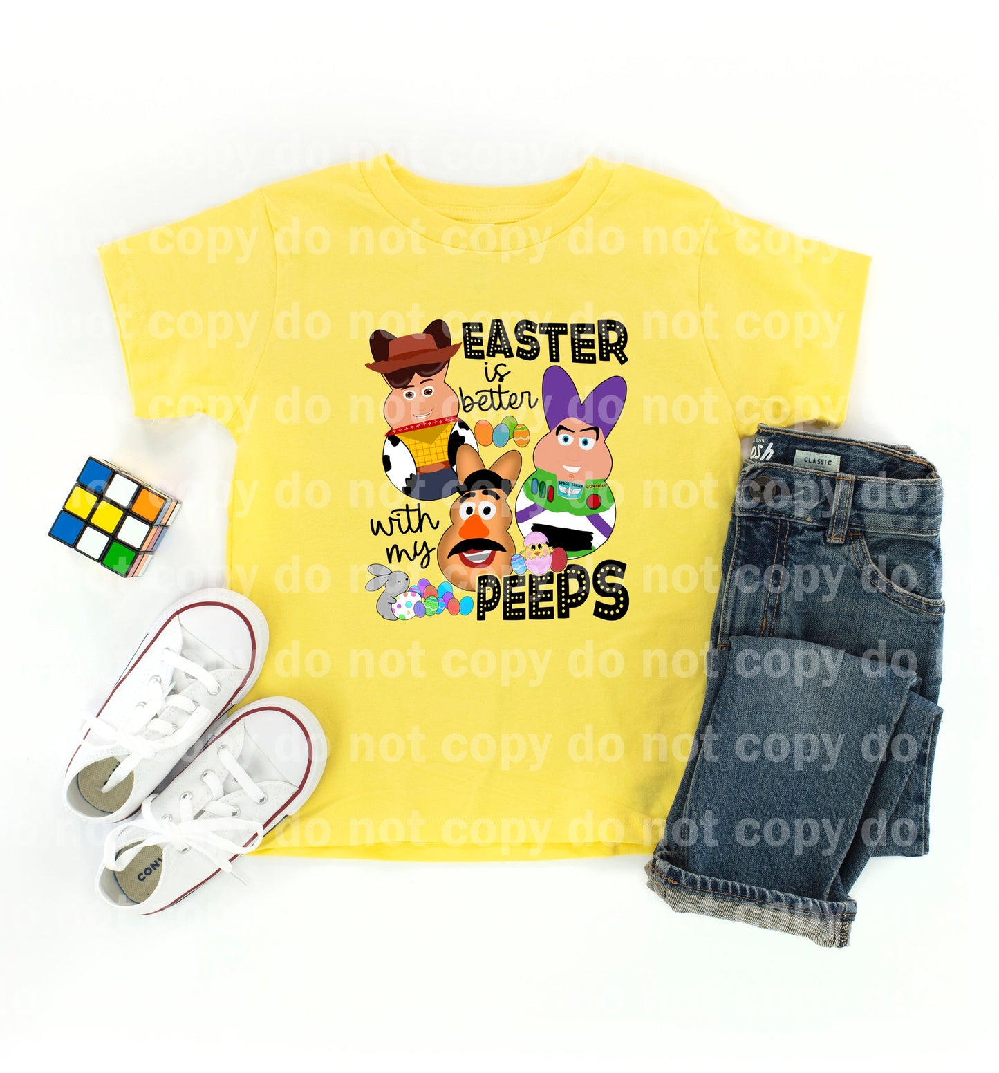 Easter Is Better With My Peeps Living Toys Dream Print or Sublimation Print