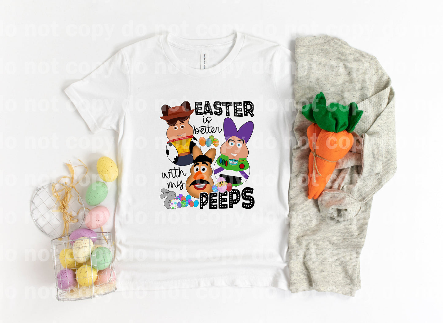 Easter Is Better With My Peeps Living Toys Dream Print or Sublimation Print