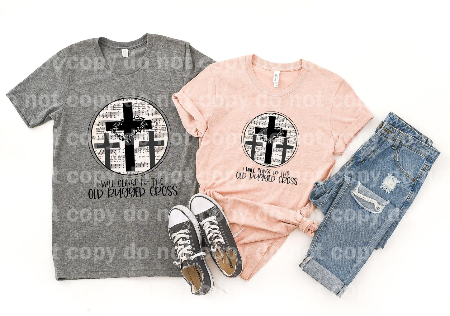 I will cling to the old rugged cross Dream print transfer