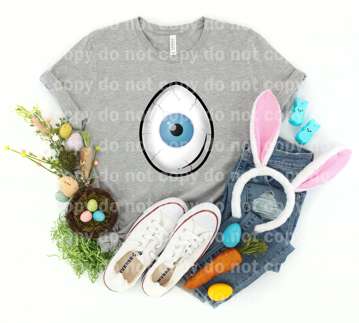 Egg Eyeball Blue Dream Print or Sublimation Print