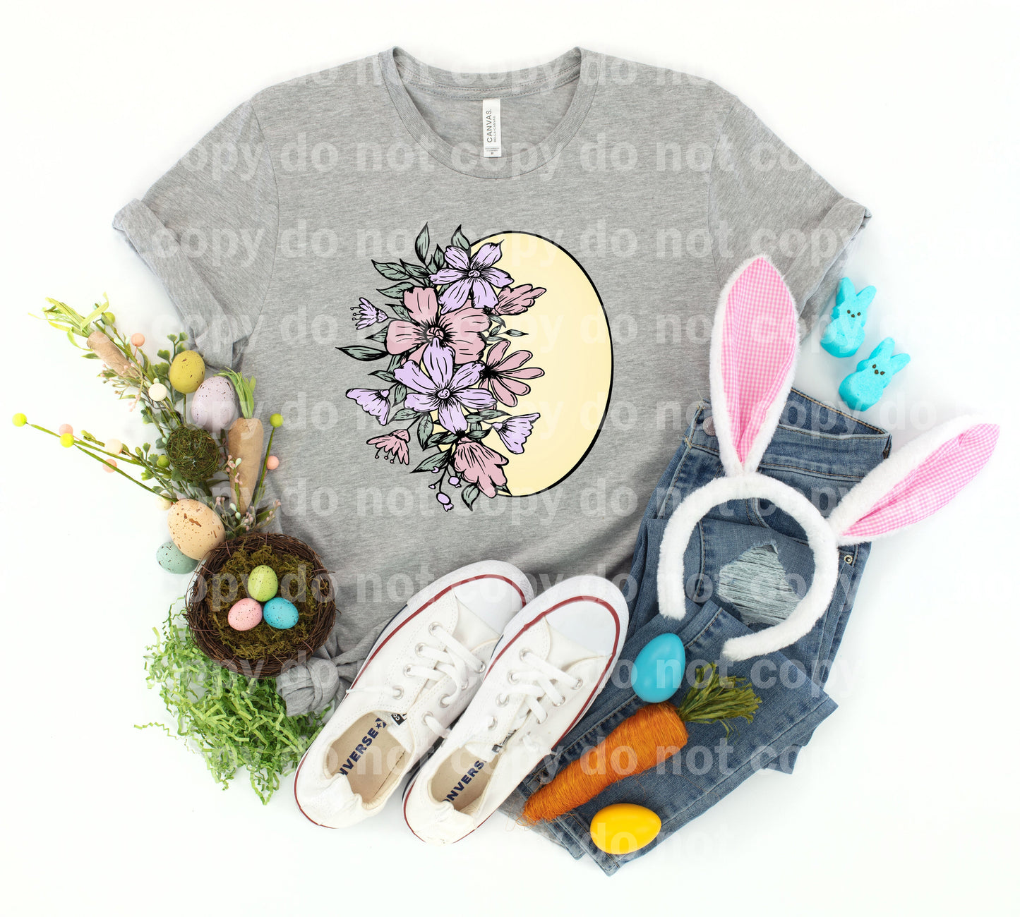 Egg Flower Easter Full Color/One Color Dream Print or Sublimation Print