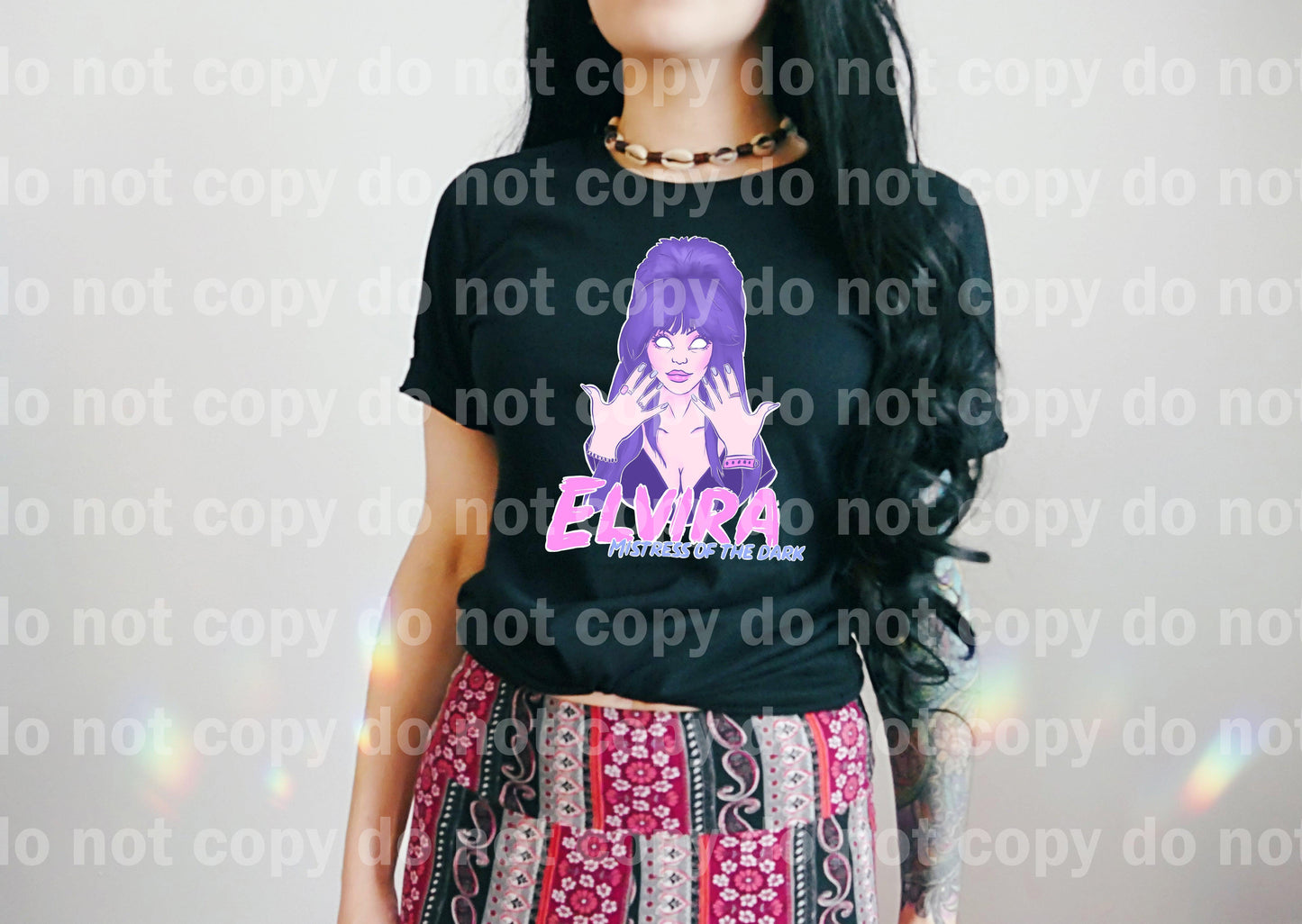Mistress Of The Dark Pastel or rainbow  Color Style Dream Print or Sublimation Print