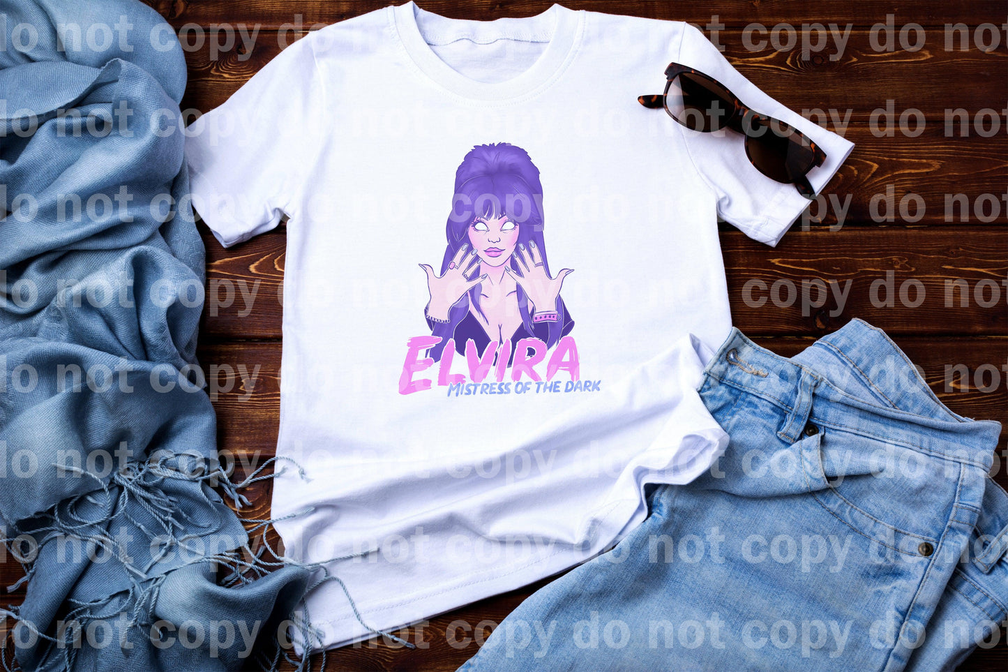 Mistress Of The Dark Pastel or rainbow  Color Style Dream Print or Sublimation Print