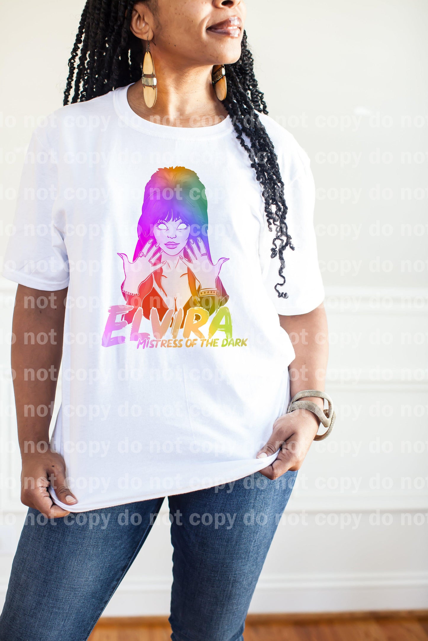 Mistress Of The Dark Pastel or rainbow  Color Style Dream Print or Sublimation Print