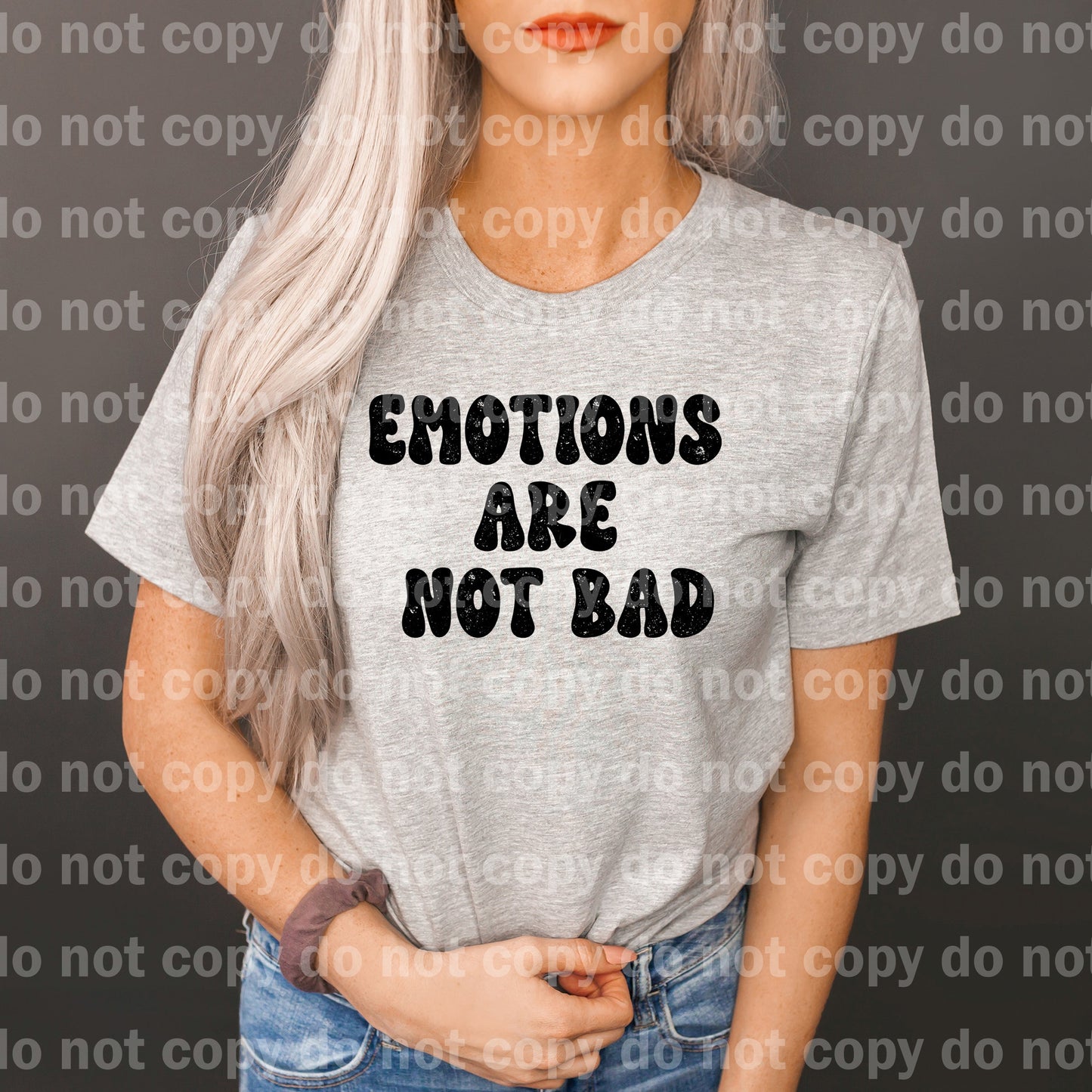 Emotions Are Not Bad Distressed Full Color/One Color Dream Print or Sublimation Print