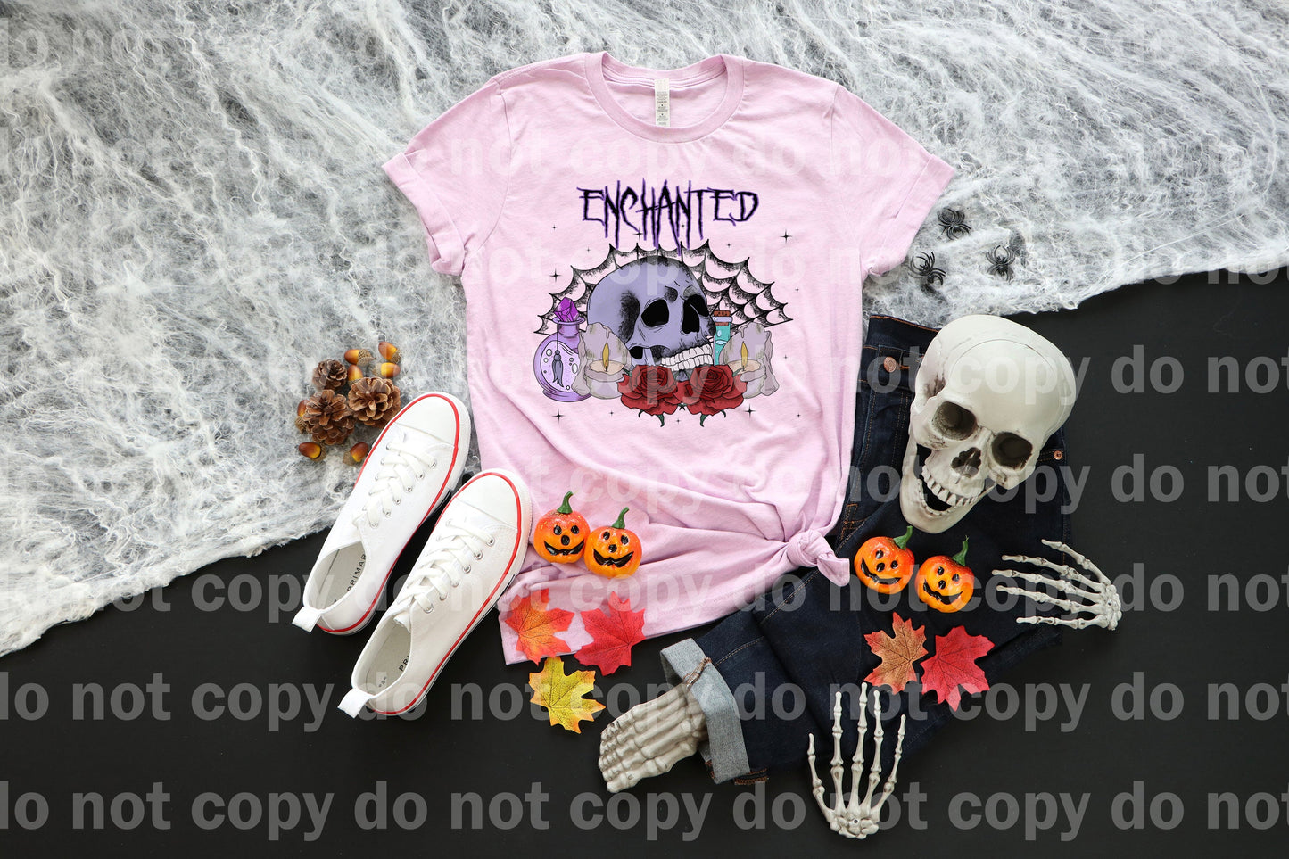 Enchanted Floral Skull Dream Print or Sublimation Print