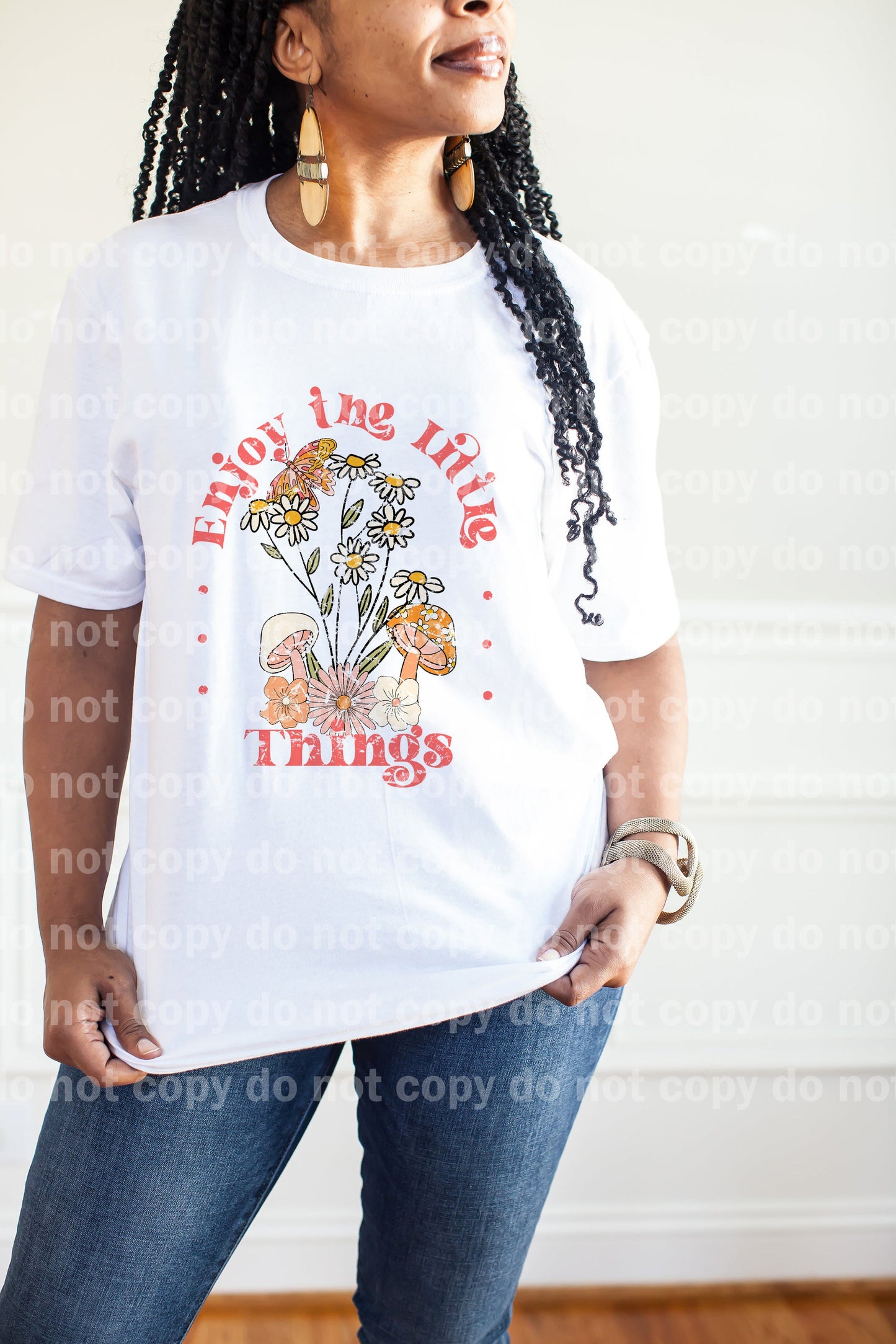 Enjoy The Little Things Distressed Dream Print or Sublimation Print