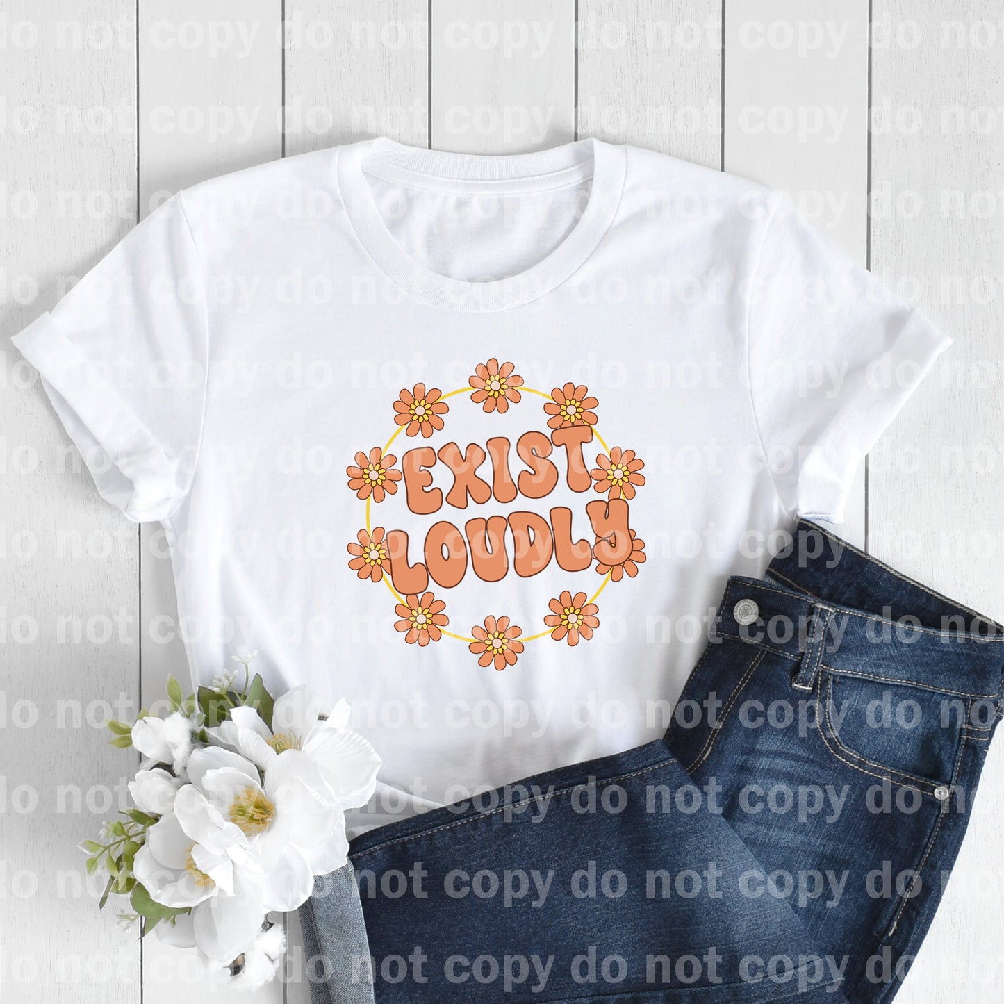 Exist Loudly Dream Print or Sublimation Print