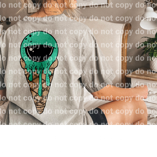 Eye Scream Cone Full Color/One Color Dream Print or Sublimation Print