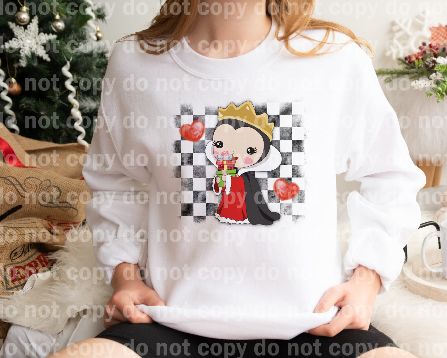 Fairy Queen Checkered Dream Print or Sublimation Print