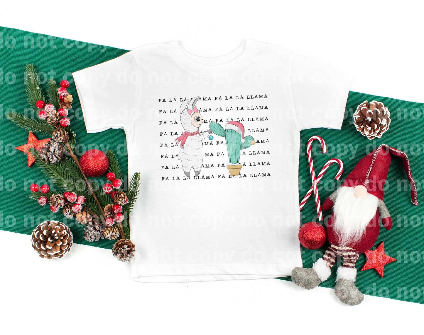 Fa La La Llama Cactus Dream Print or Sublimation Print