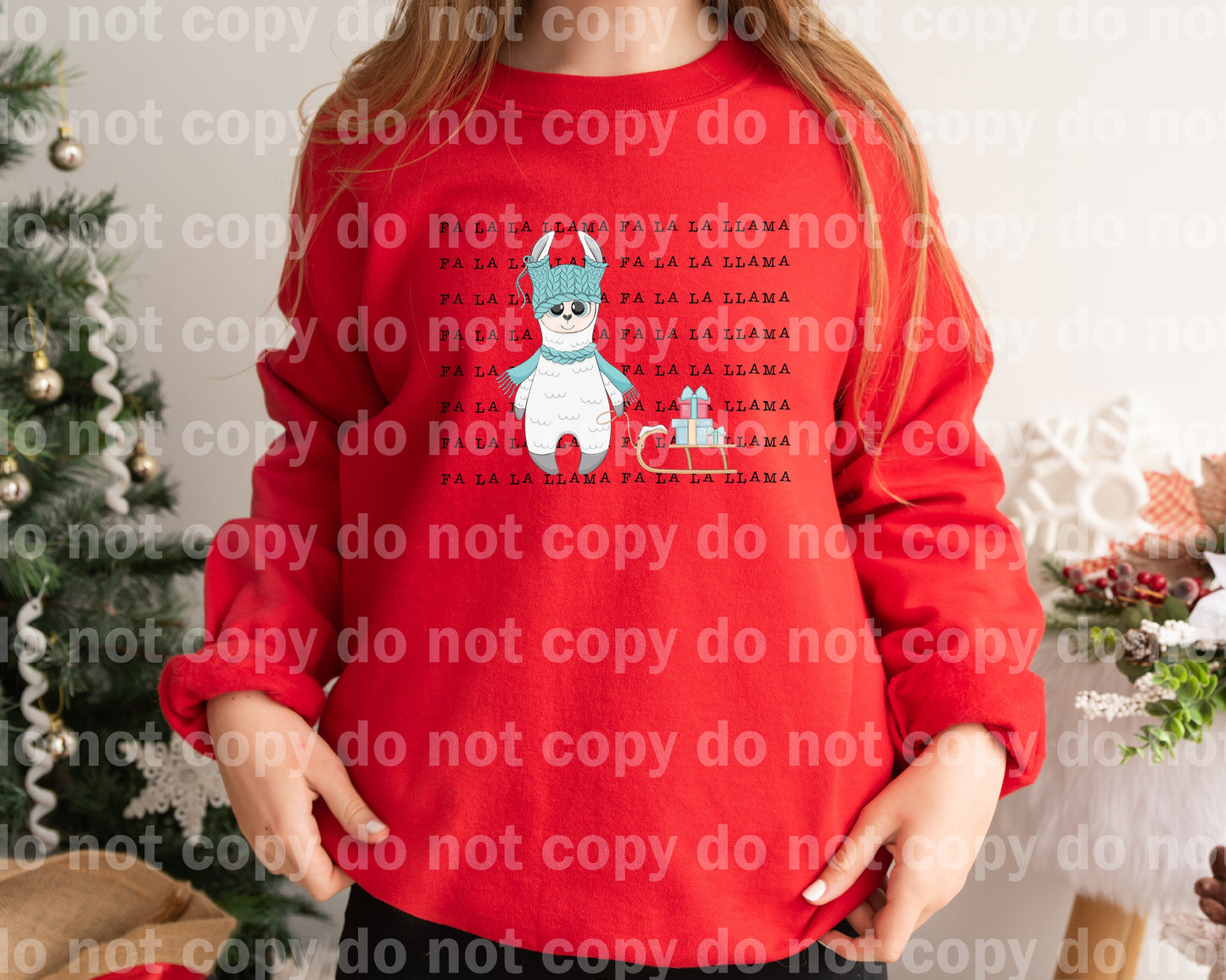 Fa La La Llama Dream Print or Sublimation Print