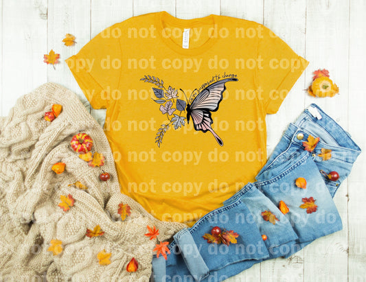 Fall Butterfly Full Color/One Color Dream Print or Sublimation Print