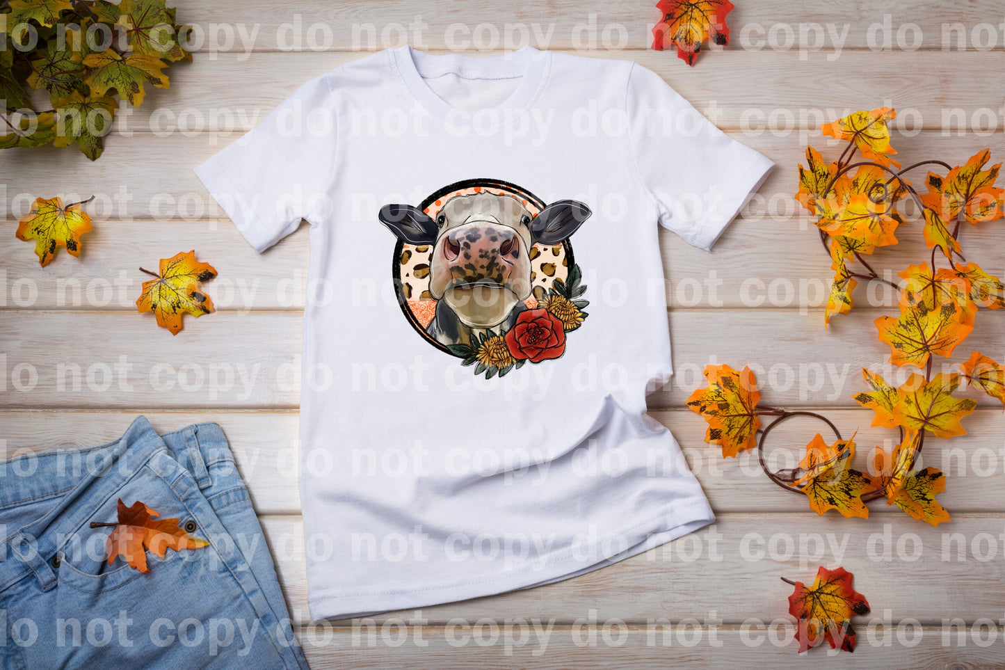 Fall Cow Dream Print or Sublimation Print