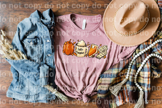 Fall Favorites Hello Pumpkin Dream Print or Sublimation Print