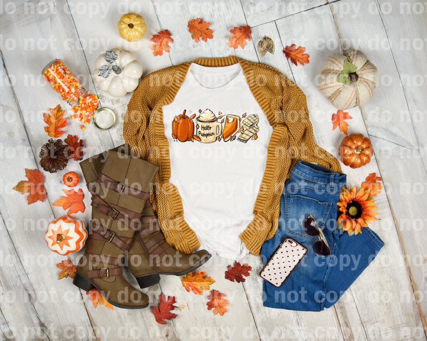 Fall Favorites Hello Pumpkin Dream Print or Sublimation Print