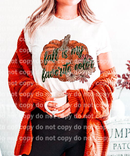 Fall is My Favorite Color Pumpkin Full Color/One Color Dream Print or Sublimation Print