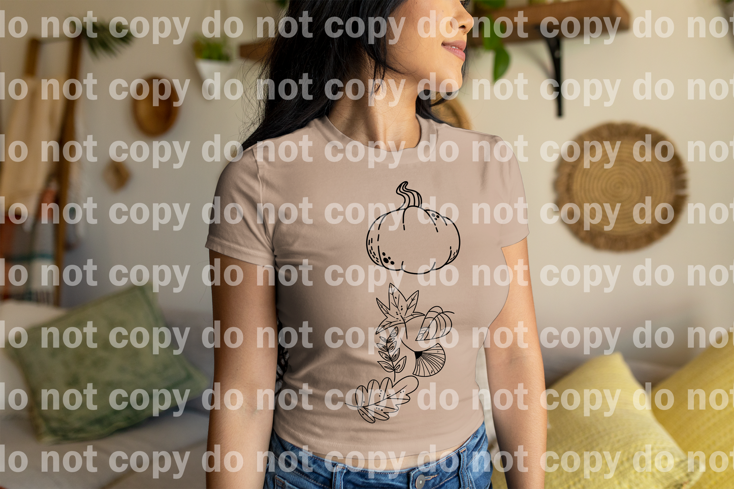 Fall Leaves And Pumpkin Dream Print or Sublimation Print