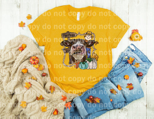 Fall Slobber Cow Dream Print or Sublimation Print