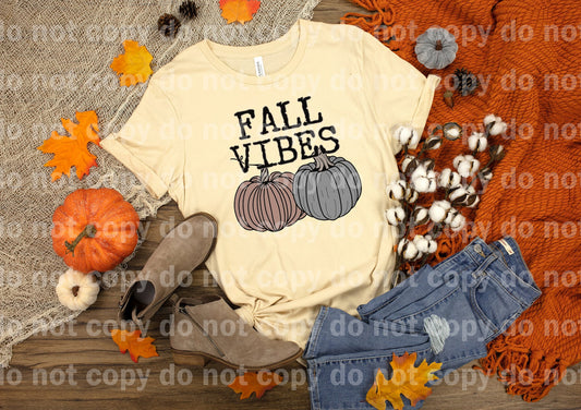 Fall Vibes Pumpkin Pastel Pink and Blue Dream Print o Impresión por sublimación