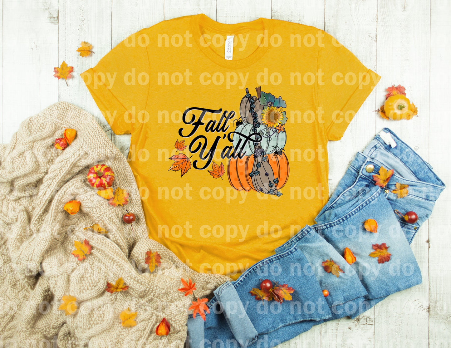 Fall Y'all Dream Print or Sublimation Print