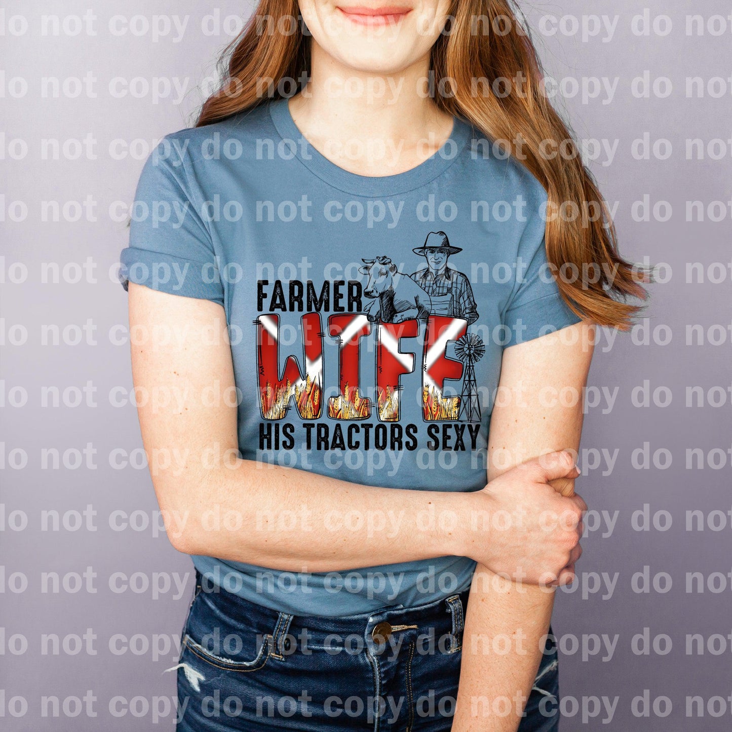 Farmer Wife His Tractors Sexy Dream Print or Sublimation Print