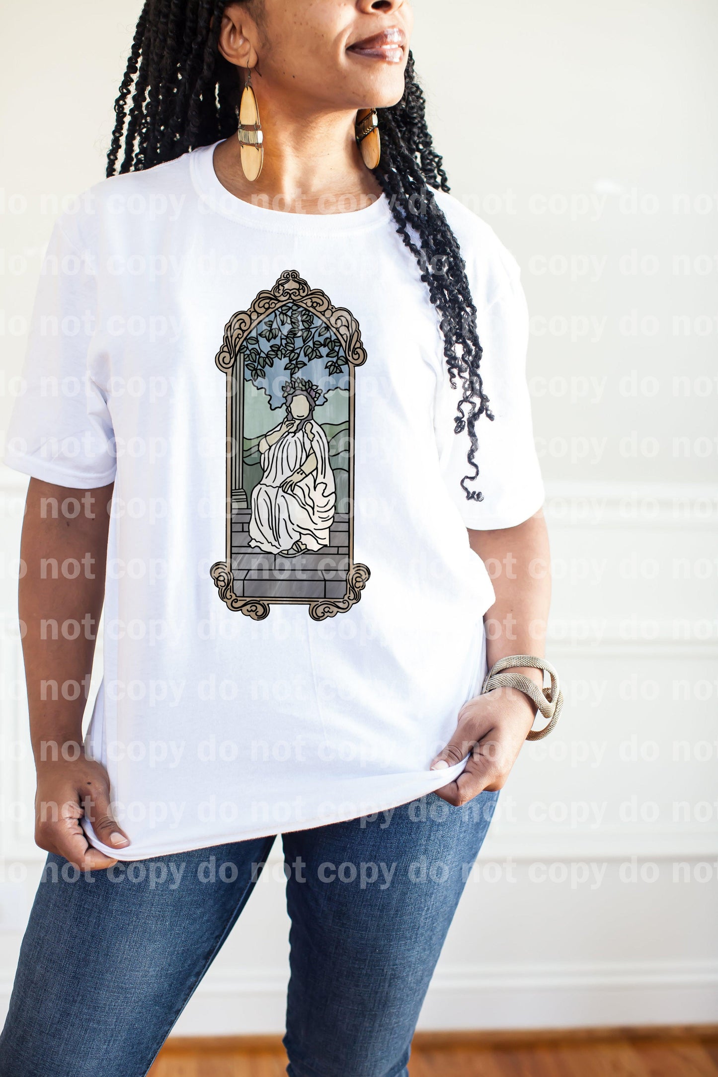 Fat Lady Stained Glass Dream Print or Sublimation Print