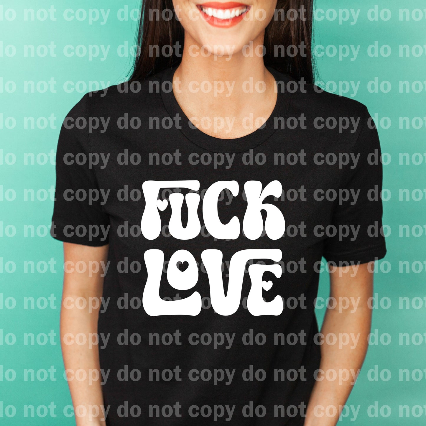 Fuck Love Typography Black/White Dream Print or Sublimation Print