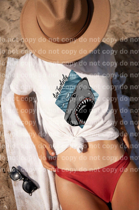 Live Fearlessly Shark Full Color/One Color Dream Print or Sublimation Print