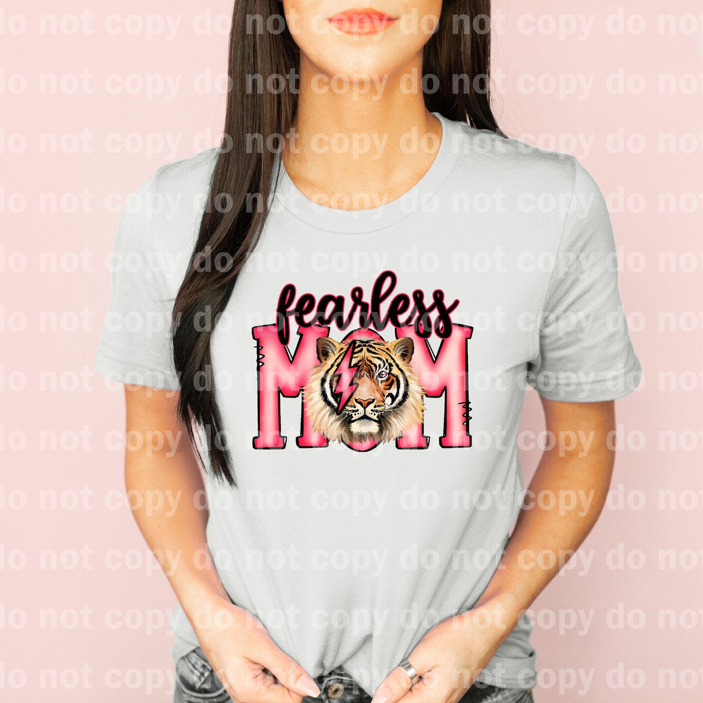 Fearless Mom Red Tiger Dream Print or Sublimation Print