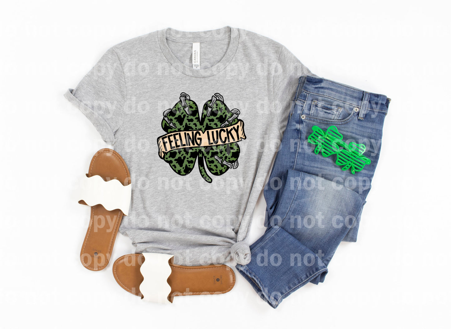 Feeling Lucky Cow Print Full Color/One Color Dream Print or Sublimation Print