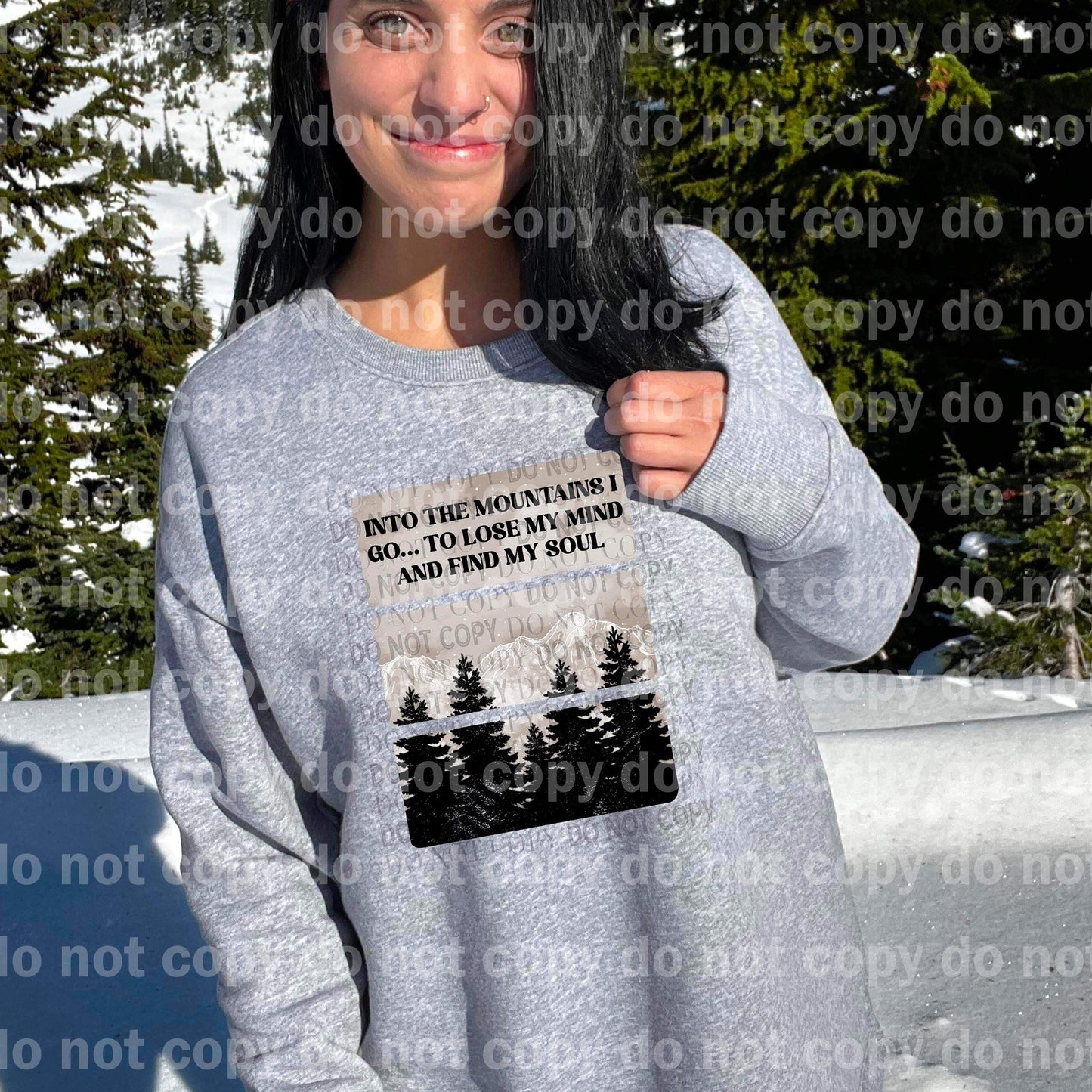 Into The Mountains I Go Dream Print or Sublimation Print