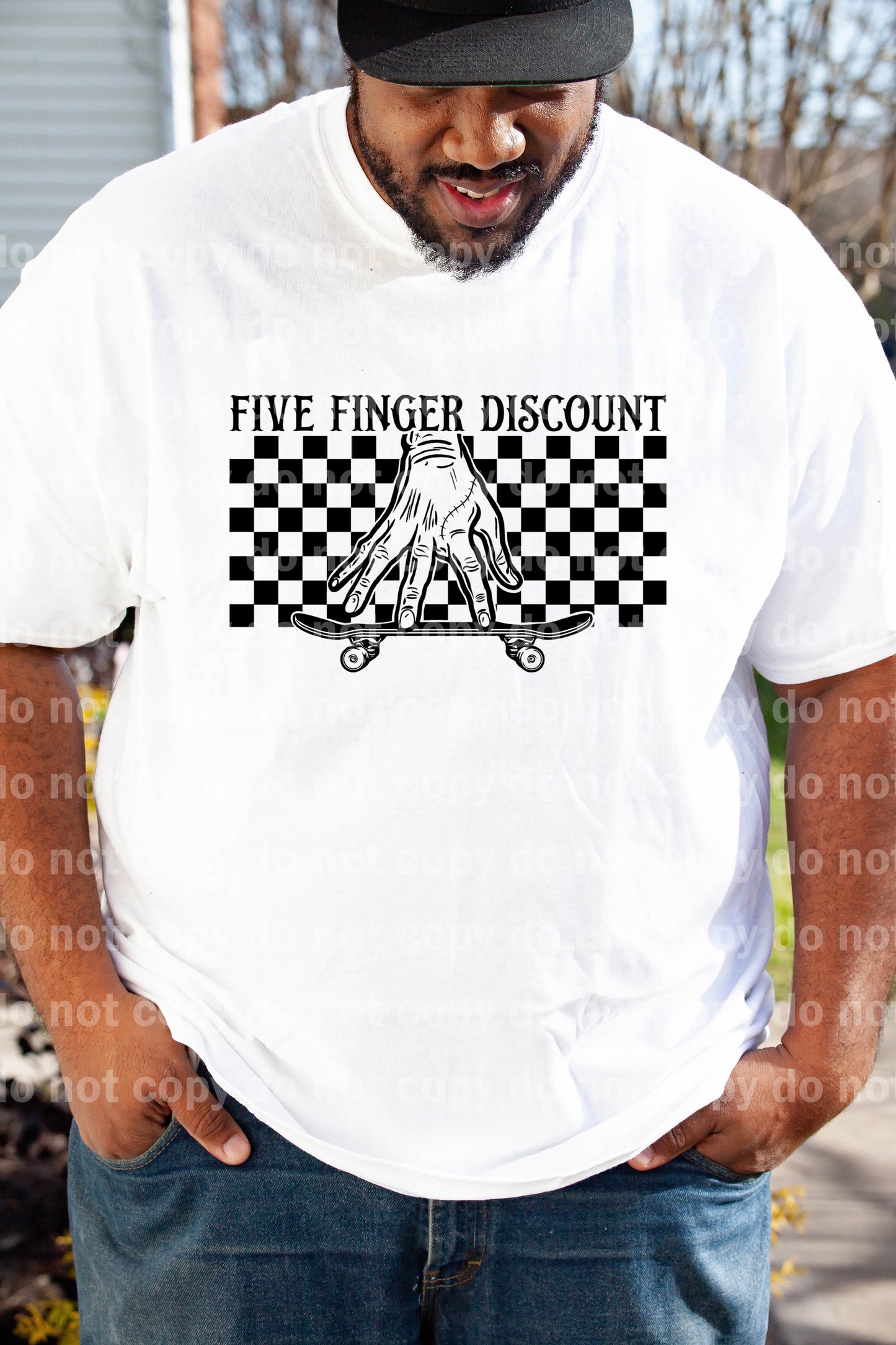 Five Finger Discount Checkered Full Color/One Color Dream Print or Sublimation Print