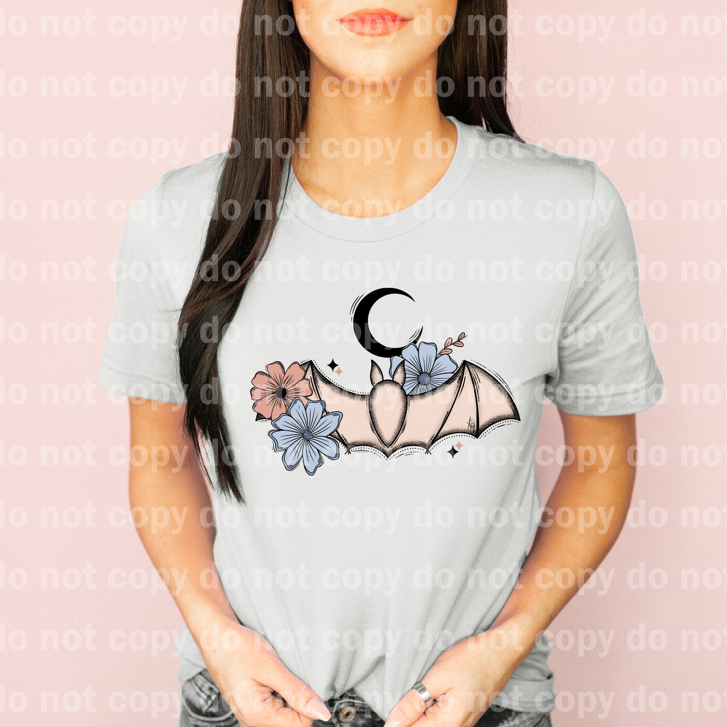 Floral Bat Revamp Full Color/One Color Dream Print or Sublimation Print